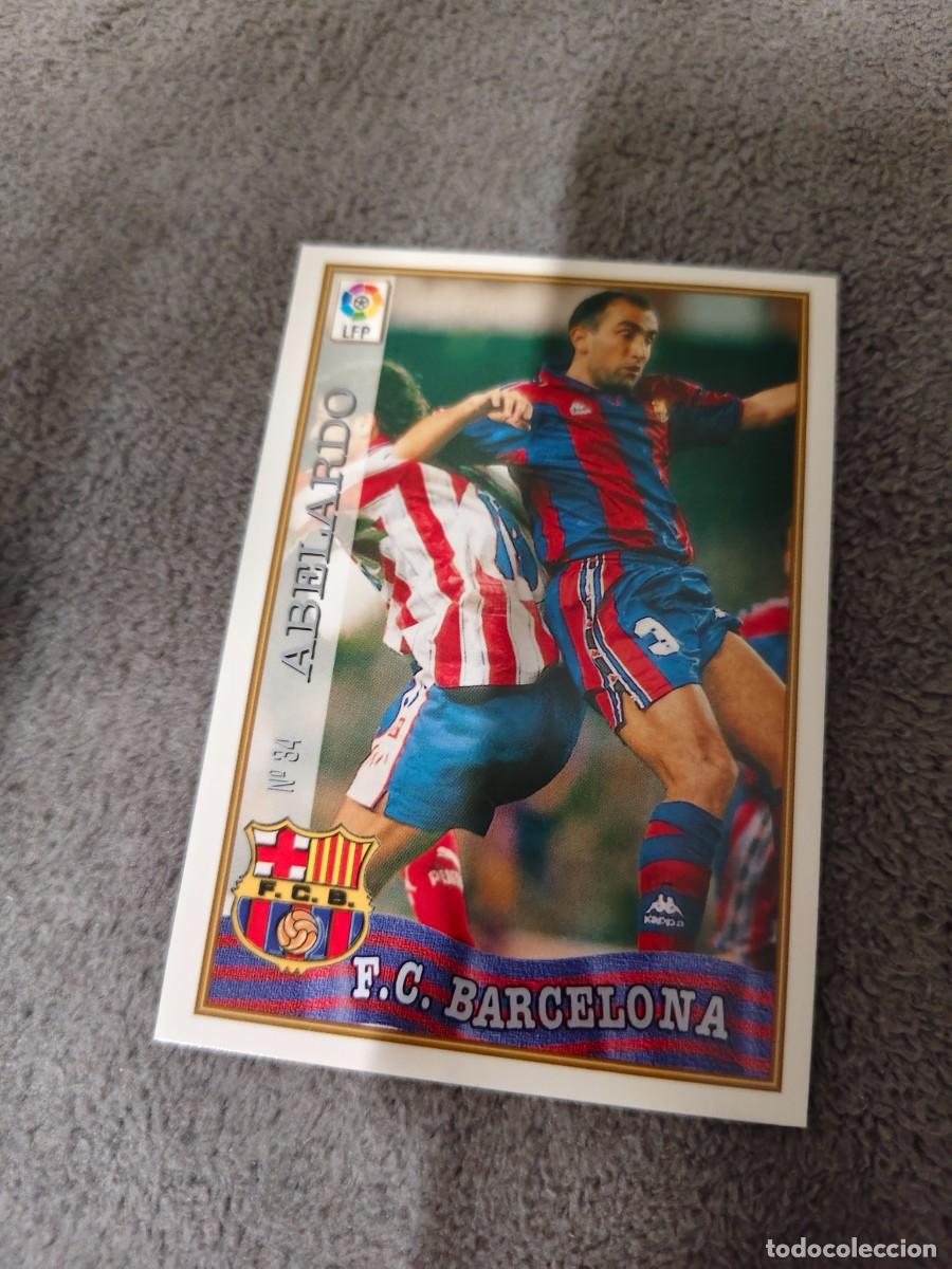 Cromos de f&uacute;tbol: 34. ABELARDO F.C. BARCELONA MUNDICROMO FICHAS 97 98 LIGA 1997 1998 CARD ABB