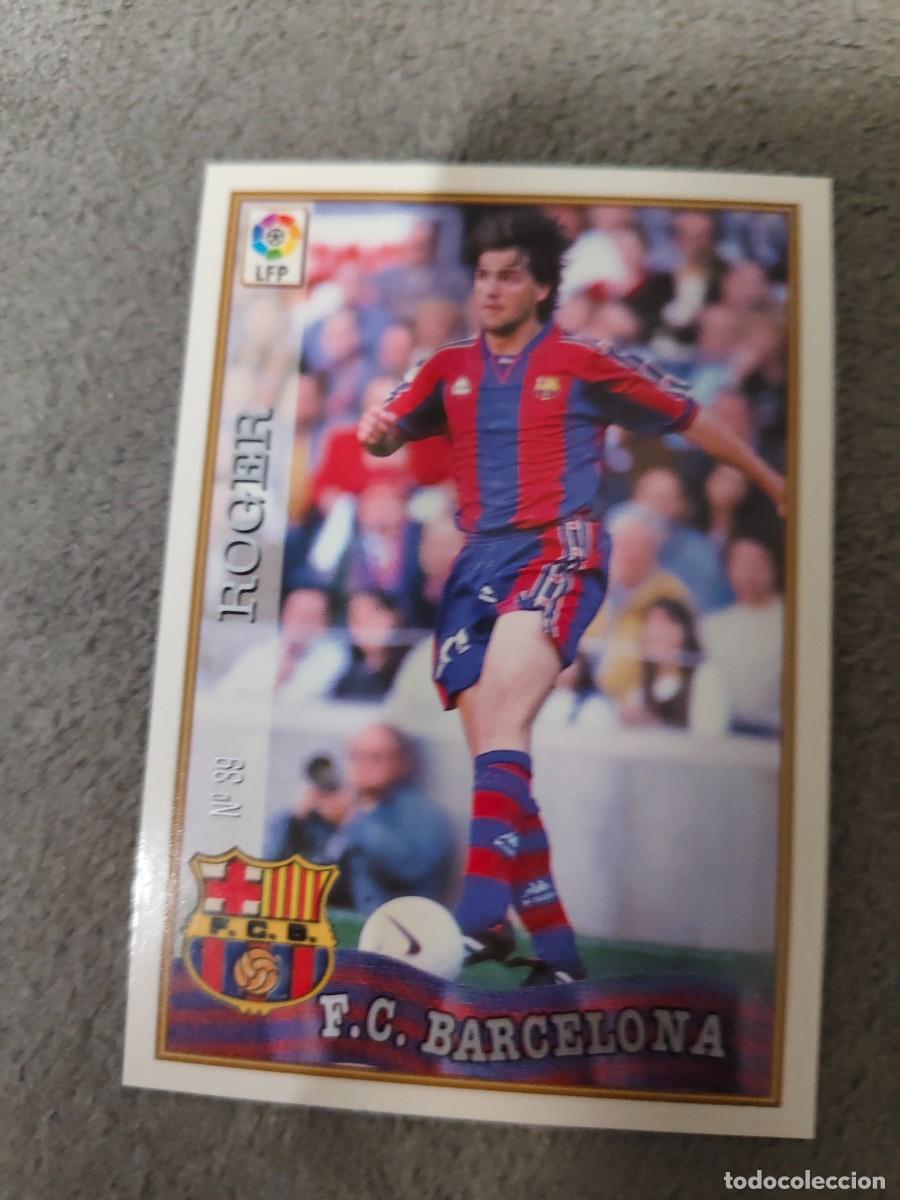 Cromos de f&uacute;tbol: 39. ROGER F.C. BARCELONA MUNDICROMO FICHAS 97 98 LIGA 1997 1998 CARD ABB
