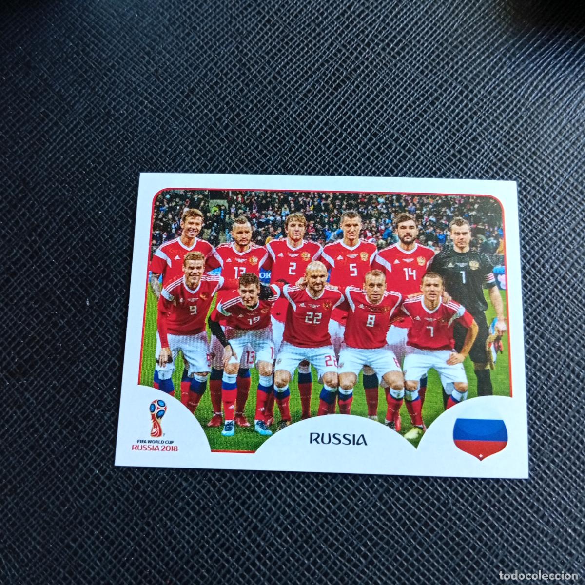 Cromos de f&uacute;tbol: 33 ALINEACION RUSIA PANINI MUNDIAL RUSIA 2018 CROMO FUTBOL 18 - SIN PEGAR - /CJ2