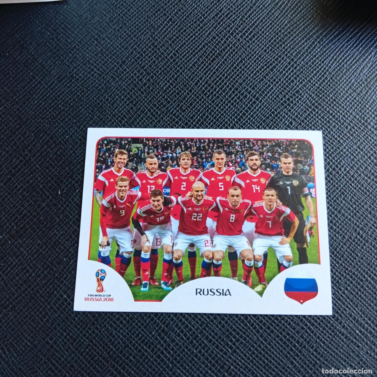 Cromos de f&uacute;tbol: 33 ALINEACION RUSIA PANINI MUNDIAL RUSIA 2018 CROMO FUTBOL 18 - SIN PEGAR - /CJ2