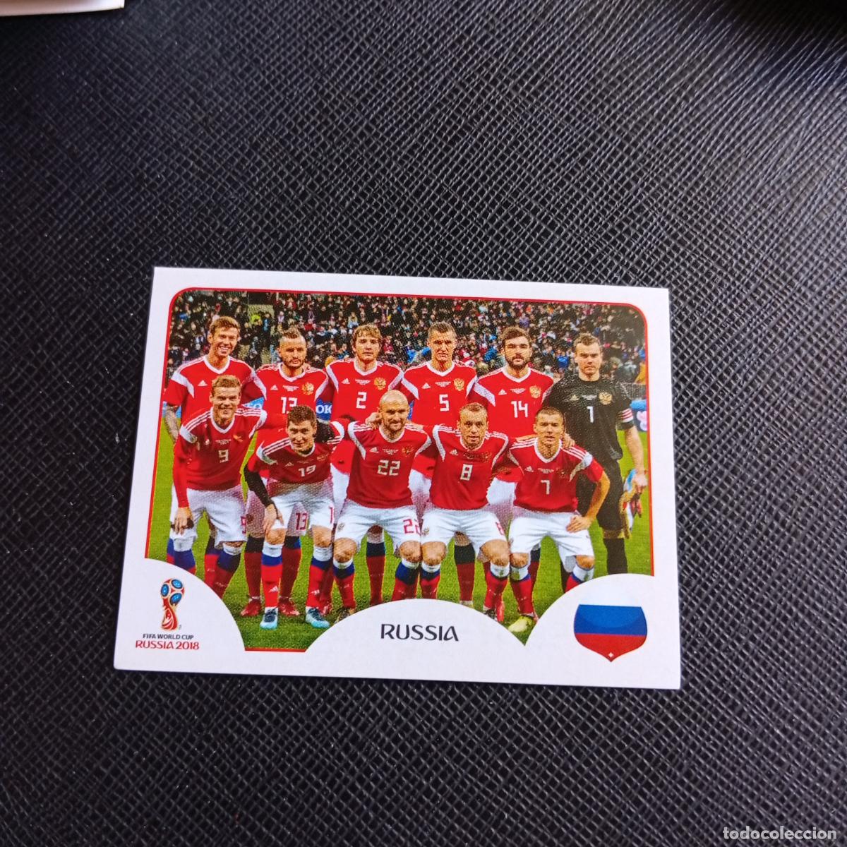 Cromos de f&uacute;tbol: 33 ALINEACION RUSIA PANINI MUNDIAL RUSIA 2018 CROMO FUTBOL 18 - SIN PEGAR - /CJ2 ...
