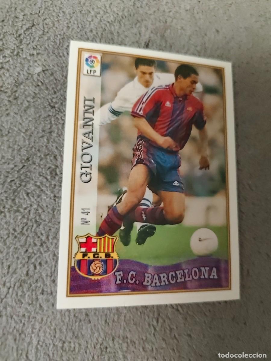 Cromos de f&uacute;tbol: 41. GIOVANNI F.C. BARCELONA MUNDICROMO FICHAS 97 98 LIGA 1997 1998 CARD ABB