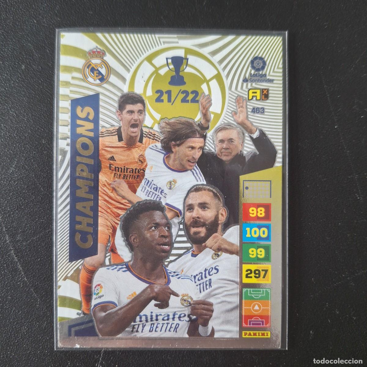 Cromos de f&uacute;tbol: CARTA CHAMPIONS 463 - REAL MADRID - PANINI ADRENALYN XL LIGA 2022 2023 22 23