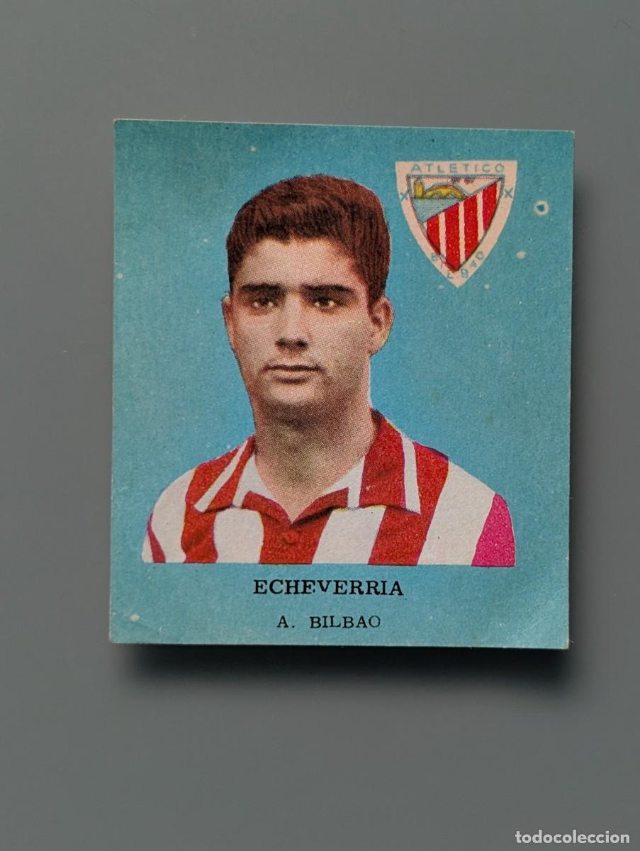 Cromos de f&uacute;tbol: CROMO VERY RARE CARD ECHEVERRIA ATHLETIC CLUB FUTBOL 1962 1963 62/63 FHER DISGRA BILBAO VIZCAYA