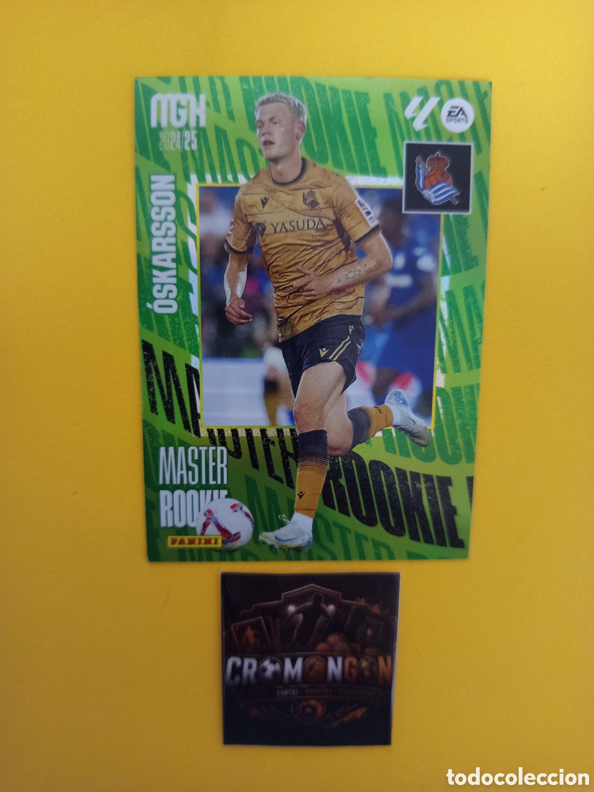 Figurine di Calcio: ❇️ CROMO ⚽ CARD &Oacute;SKARSSON REAL SOCIEDAD MASTER ROOKIE MEGACRACKS 24 25 MGKS 2024 2025 PANINI ❇️