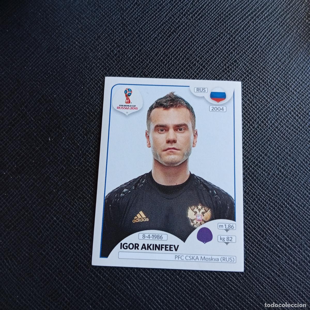 Cromos de f&uacute;tbol: 34 IGOR AKINFEEV RUSIA PANINI MUNDIAL RUSIA 2018 CROMO FUTBOL 18 - SIN PEGAR - /CJ2 .....