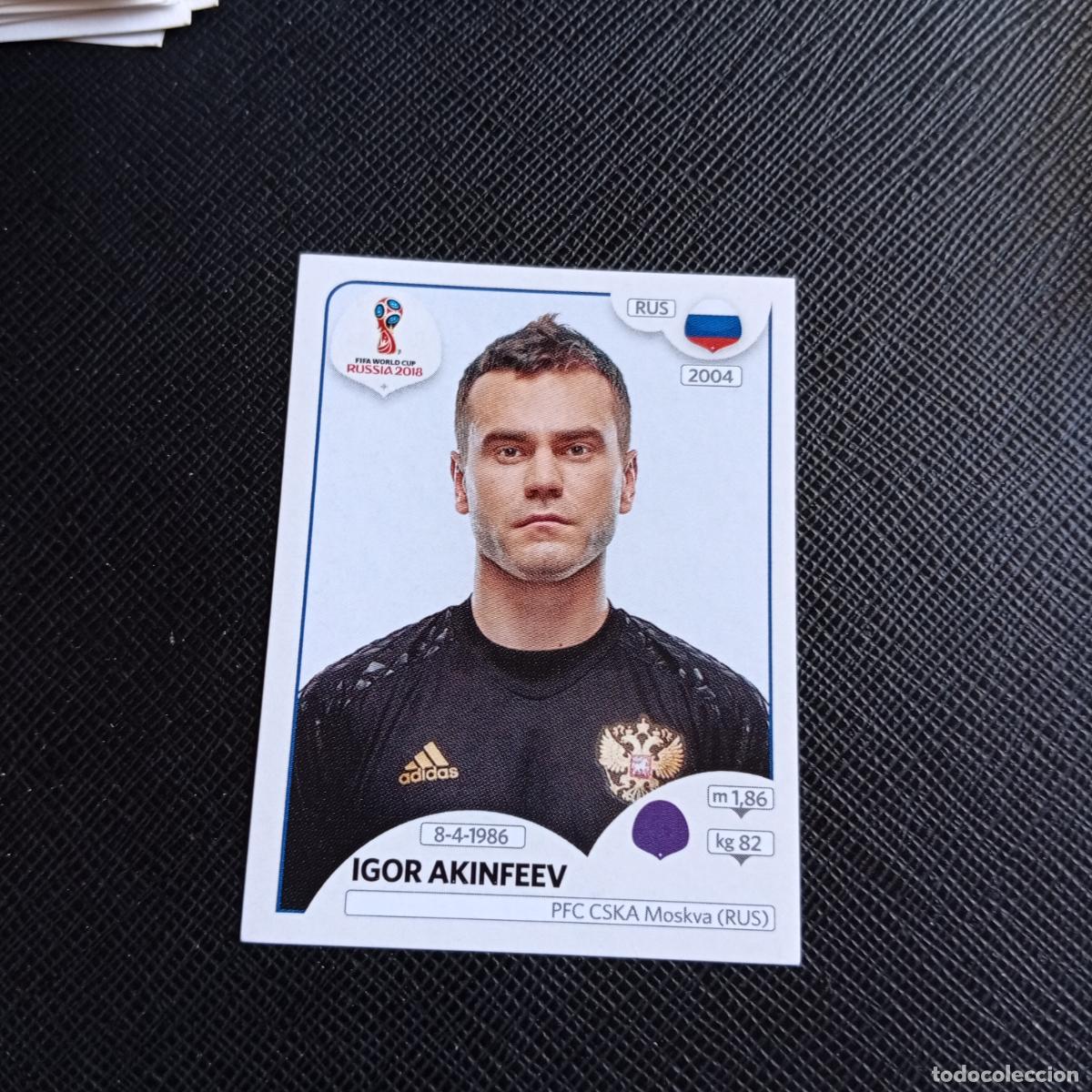Figurine di Calcio: 34 IGOR AKINFEEV RUSIA PANINI MUNDIAL RUSIA 2018 CROMO FUTBOL 18 - SIN PEGAR - /CJ2 .