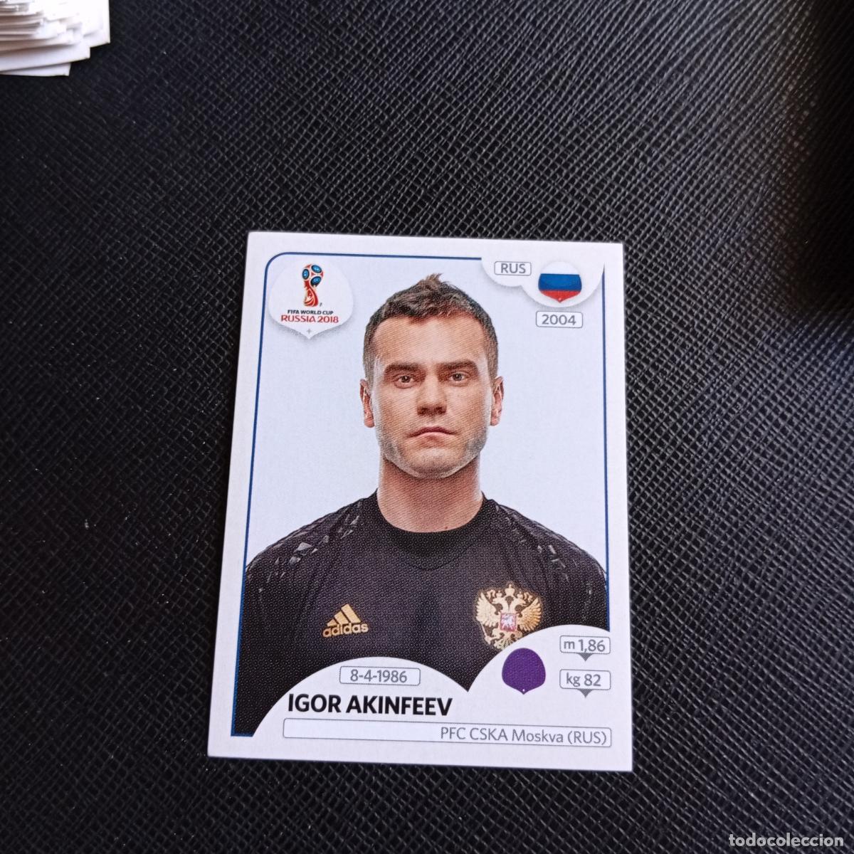 Figurine di Calcio: 34 IGOR AKINFEEV RUSIA PANINI MUNDIAL RUSIA 2018 CROMO FUTBOL 18 - SIN PEGAR - /CJ2 .