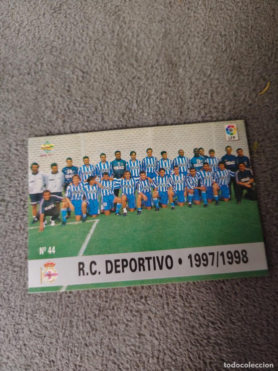 Figurine di Calcio: 44. PLANTILLA R.C. DEPORTIVO MUNDICROMO FICHAS 97 98 LIGA 1997 1998 CARD ABB