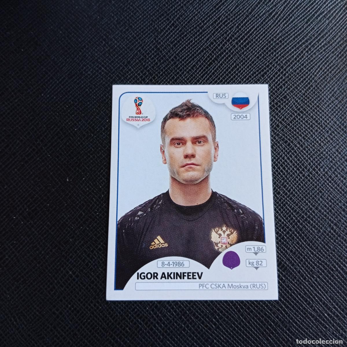 Figurine di Calcio: 34 IGOR AKINFEEV RUSIA PANINI MUNDIAL RUSIA 2018 CROMO FUTBOL 18 - SIN PEGAR - /CJ2 ..