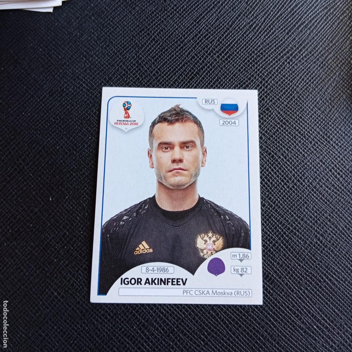 Figurine di Calcio: 34 IGOR AKINFEEV RUSIA PANINI MUNDIAL RUSIA 2018 CROMO FUTBOL 18 - SIN PEGAR - /CJ2 ...
