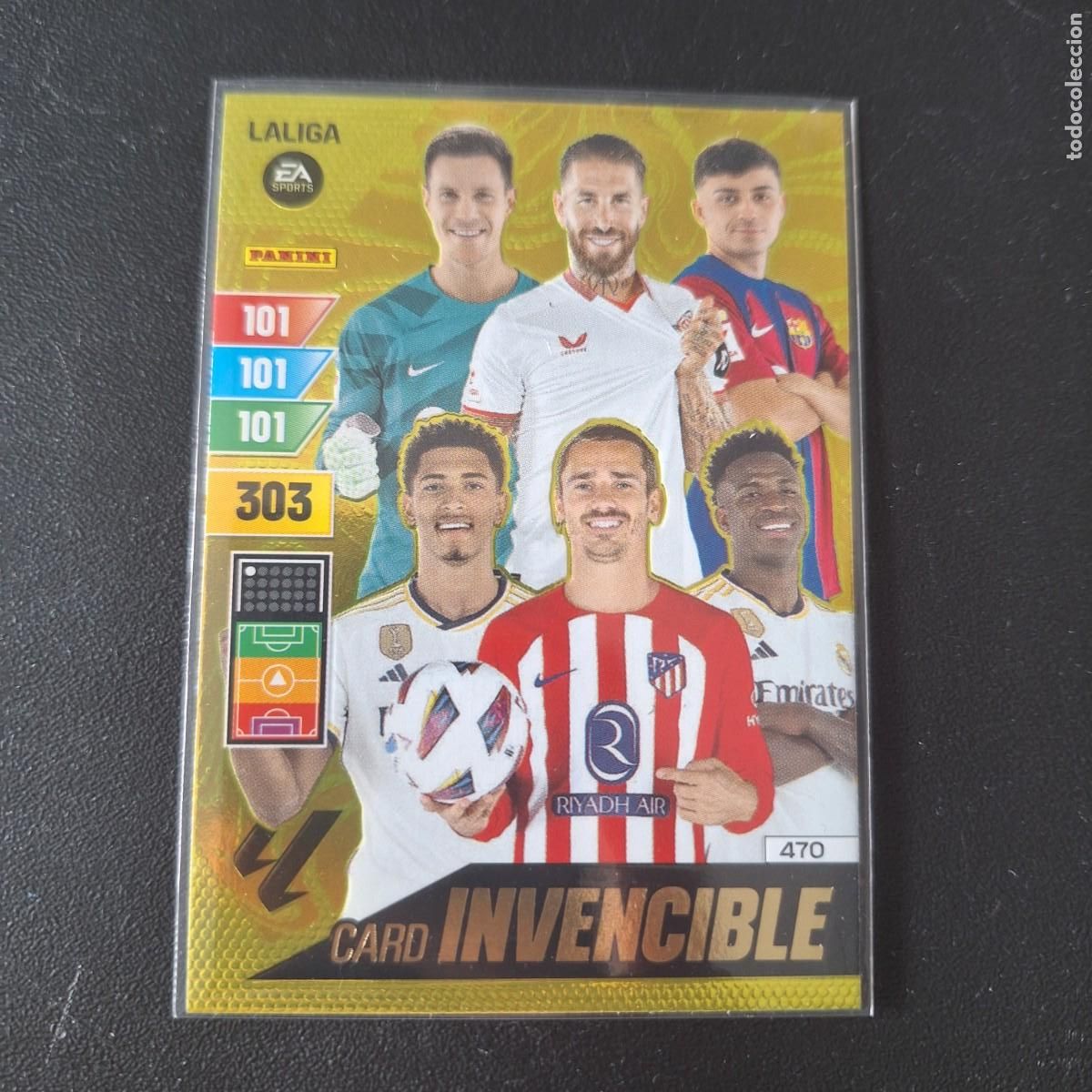 Figurine di Calcio: CARTA CARD INVENCIBLE 470 - VINICIUS, PEDRI, GRIEZMANN... - PANINI ADRENALYN XL LIGA 2023 2024 23 24
