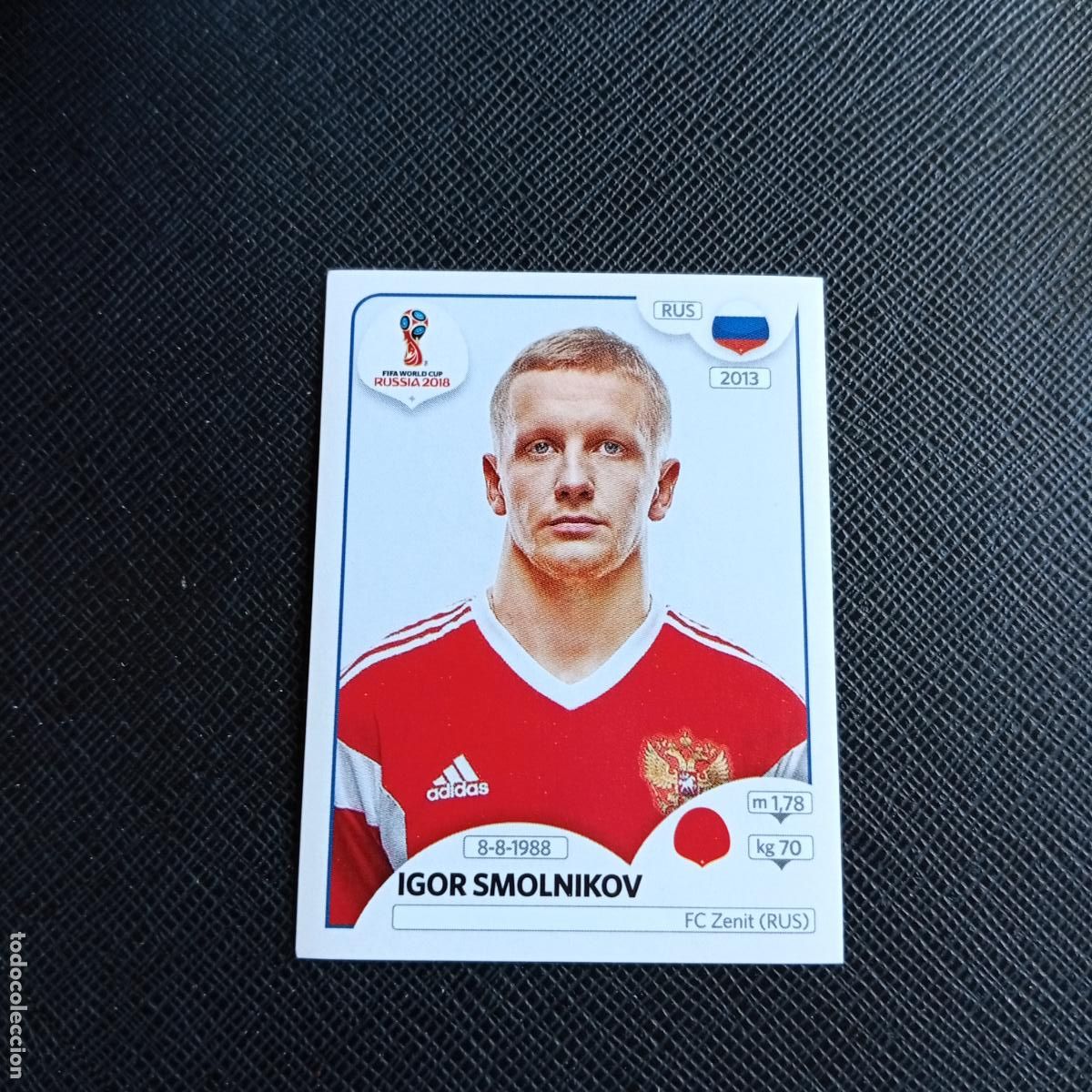 Figurine di Calcio: 35 IGOR SAMOLNIKOV RUSIA PANINI MUNDIAL RUSIA 2018 CROMO FUTBOL 18 - SIN PEGAR - /CJ2