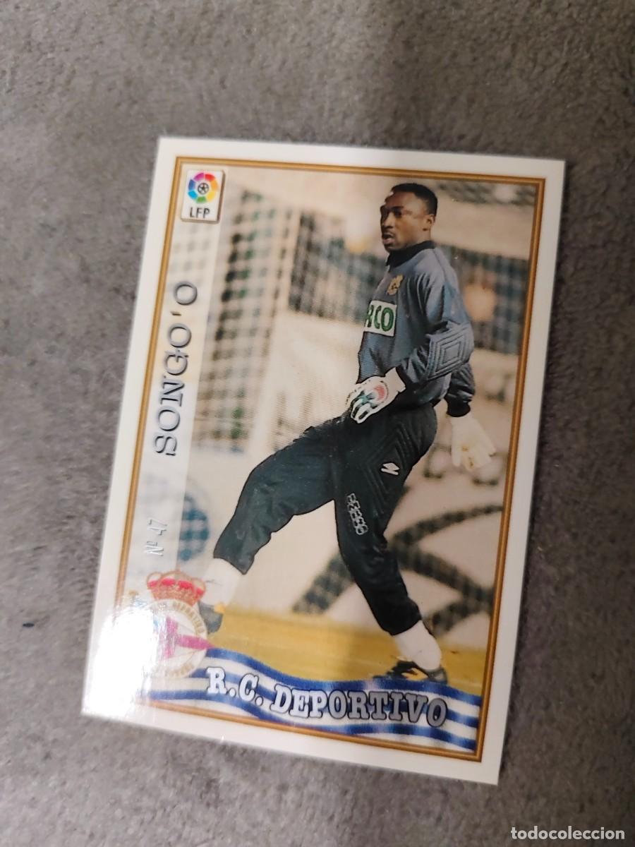 Figurine di Calcio: 47. SONGO'O R.C. DEPORTIVO MUNDICROMO FICHAS 97 98 LIGA 1997 1998 CARD ABB