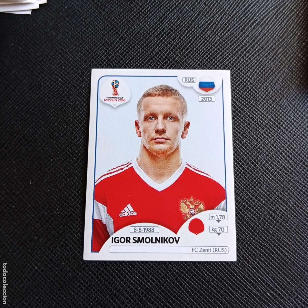 Figurine di Calcio: 35 IGOR SAMOLNIKOV RUSIA PANINI MUNDIAL RUSIA 2018 CROMO FUTBOL 18 - SIN PEGAR - /CJ2