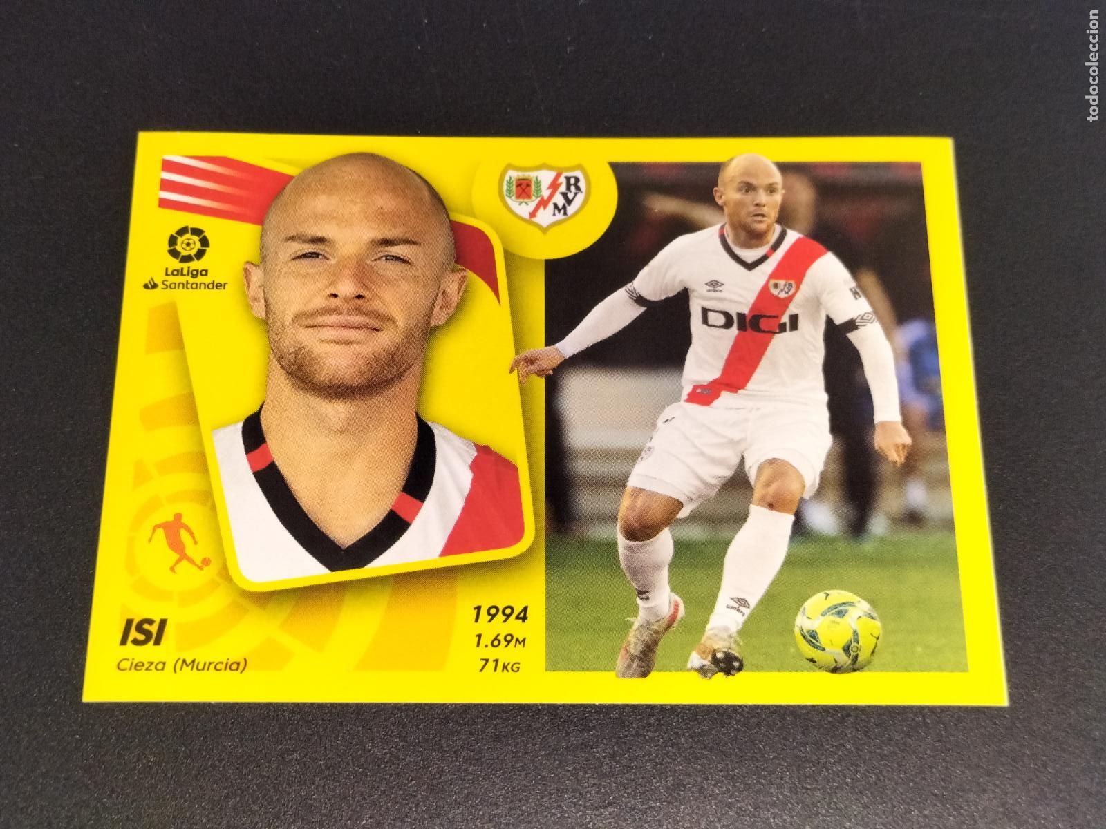 Figurine di Calcio: N&ordm; 16 ISI RAYO VALLECANO CROMOS LALIGA SANTANDER ESTE LIGA 2021 2022 21 22 PANINI