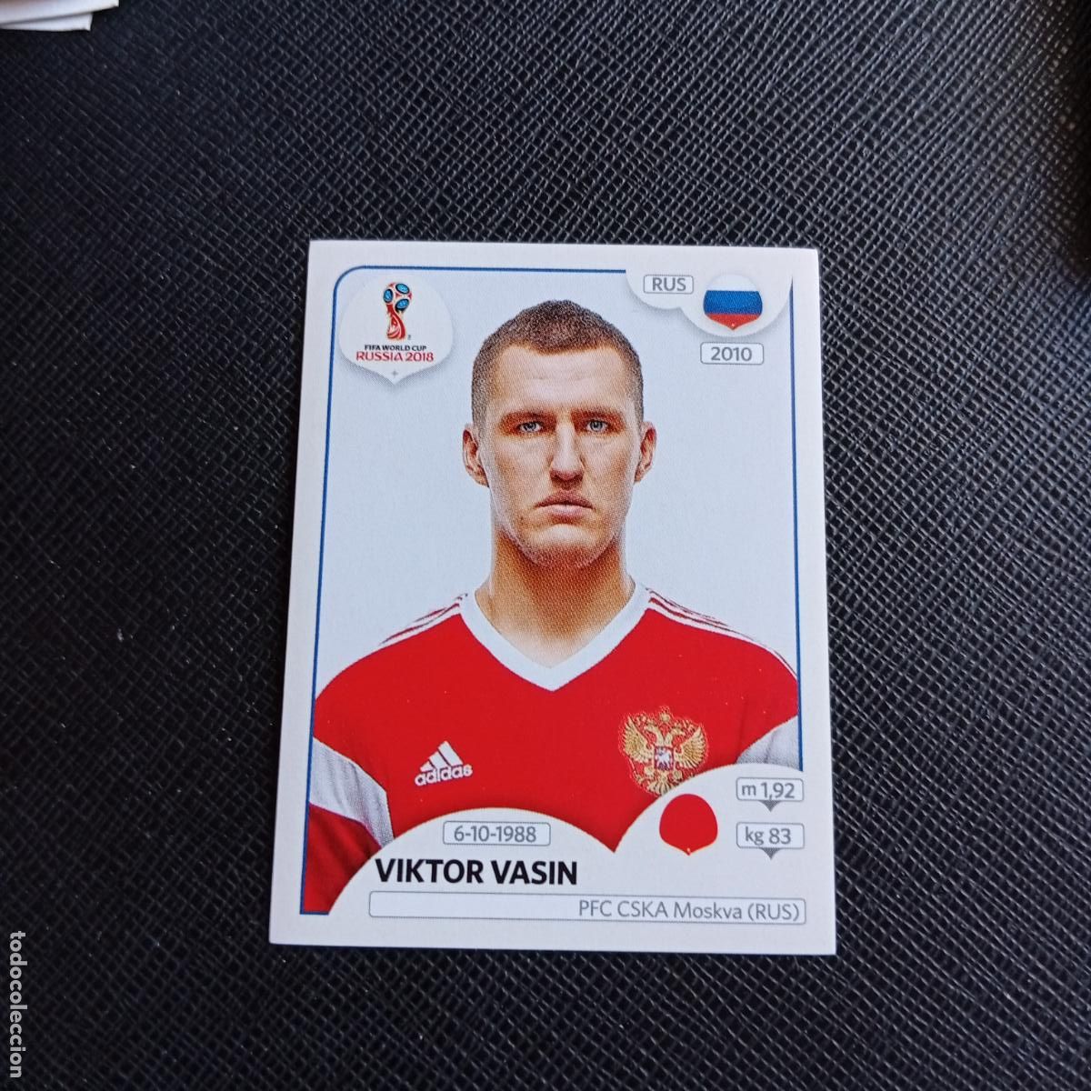 Figurine di Calcio: 36 VIKTOR VASIN RUSIA PANINI MUNDIAL RUSIA 2018 CROMO FUTBOL 18 - SIN PEGAR - /CJ2