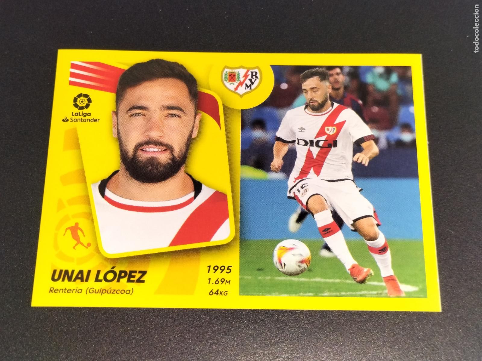 Figurine di Calcio: N&ordm; 16 BIS COLOCA UNAI LOPEZ RAYO VALLECANO CROMOS LALIGA SANTANDER ESTE LIGA 2021 2022 21 22 PANINI