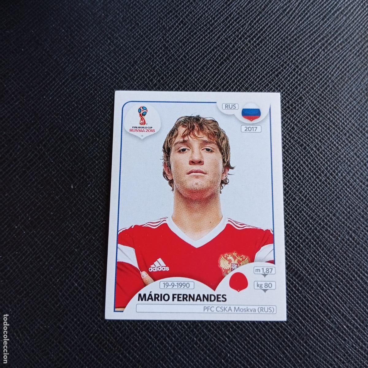 Cromos de f&uacute;tbol: 37 MARIO FERNANDES RUSIA PANINI MUNDIAL RUSIA 2018 CROMO FUTBOL 18 - SIN PEGAR - /CJ2 .