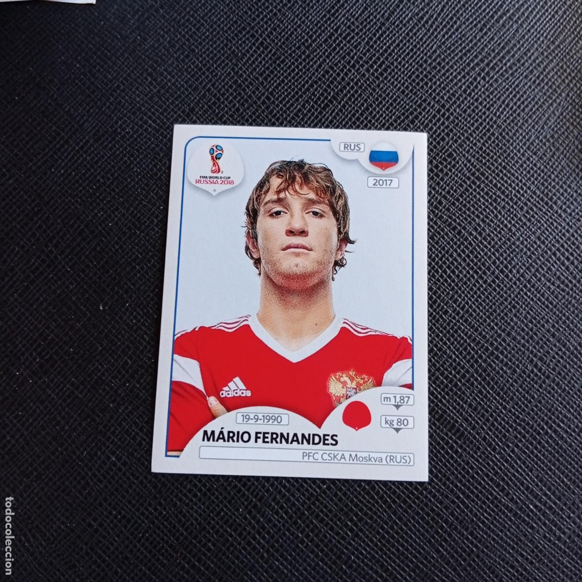 Cromos de f&uacute;tbol: 37 MARIO FERNANDES RUSIA PANINI MUNDIAL RUSIA 2018 CROMO FUTBOL 18 - SIN PEGAR - /CJ2 ..