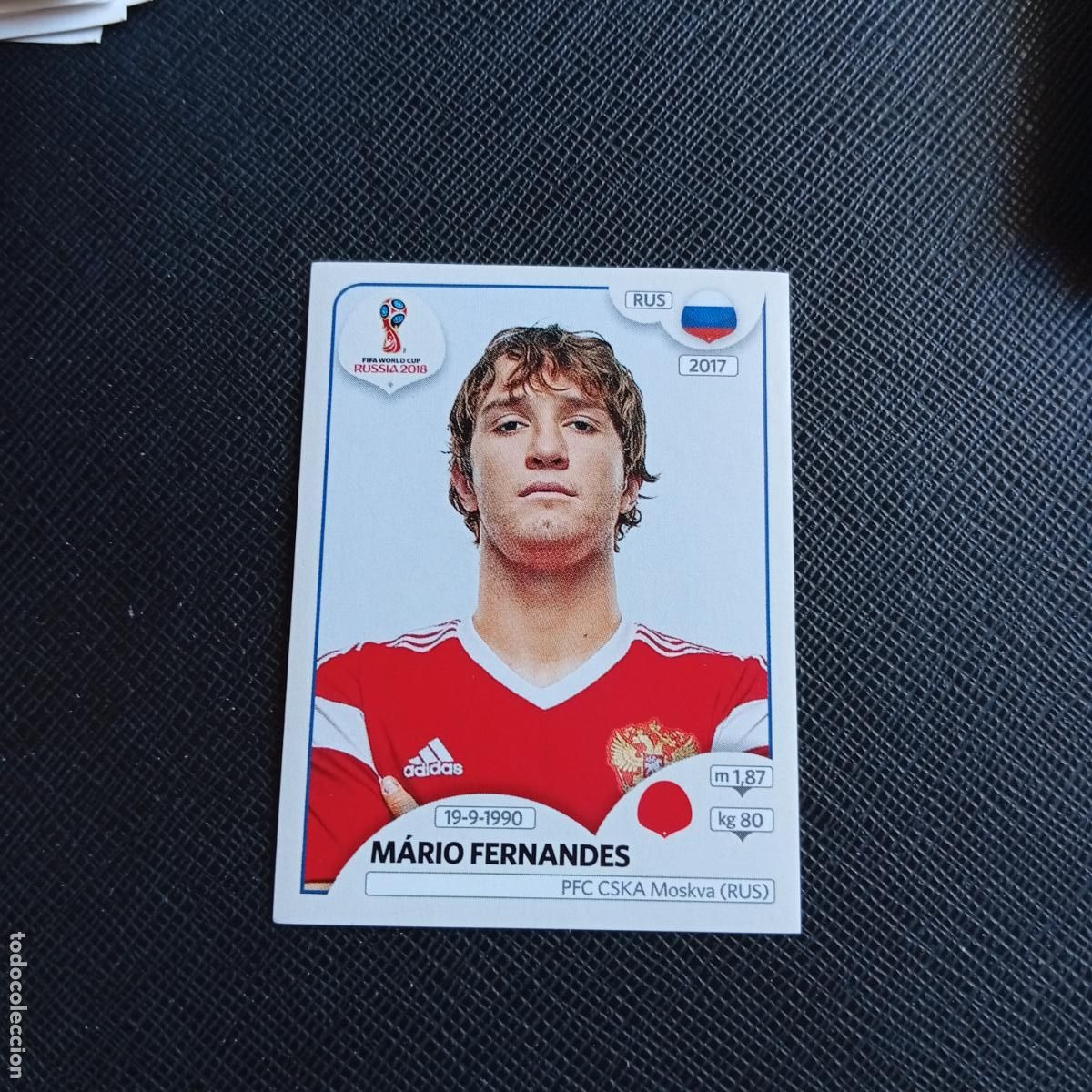 Cromos de f&uacute;tbol: 37 MARIO FERNANDES RUSIA PANINI MUNDIAL RUSIA 2018 CROMO FUTBOL 18 - SIN PEGAR - /CJ2 ...