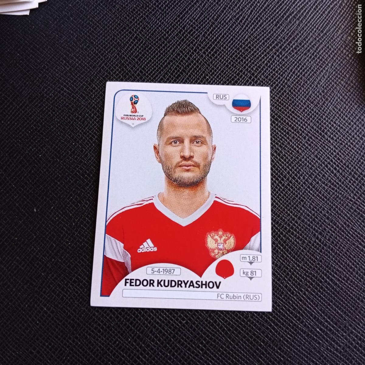 Cromos de f&uacute;tbol: 38 FEDOR KUDRYASHOV RUSIA PANINI MUNDIAL RUSIA 2018 CROMO FUTBOL 18 - SIN PEGAR - /CJ2 ..