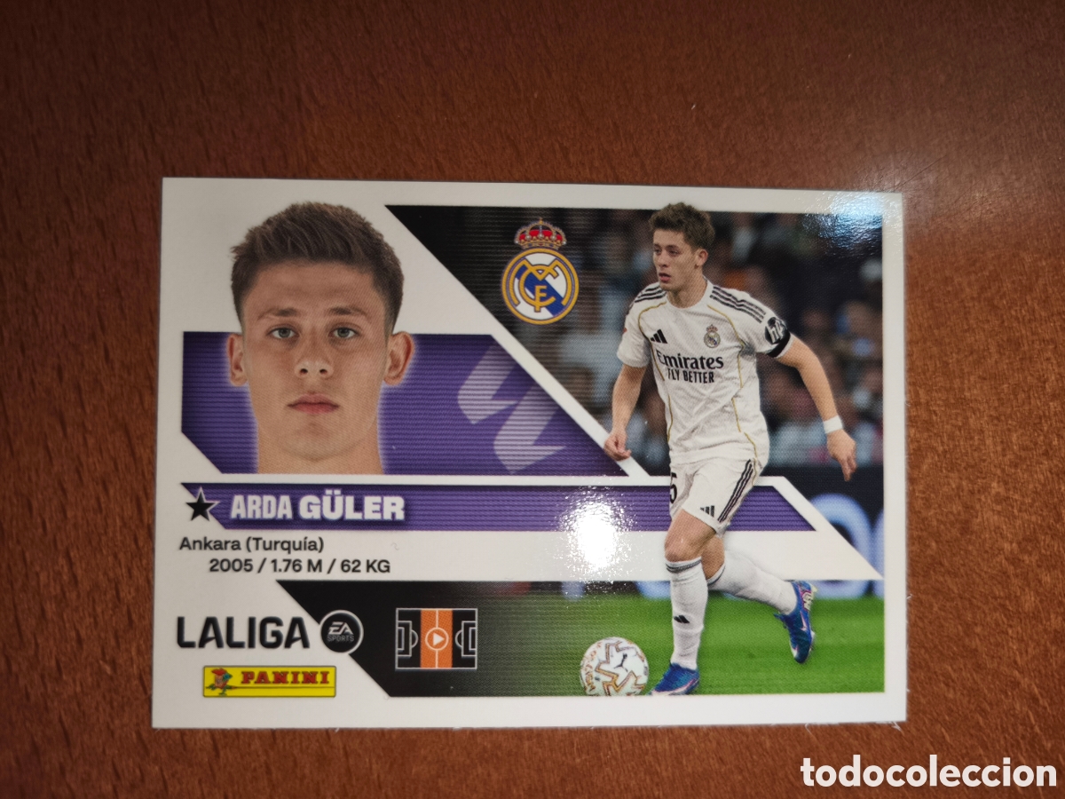 Cromos de f&uacute;tbol: Guler n&deg;15A liga este 26/27 Real Madrid