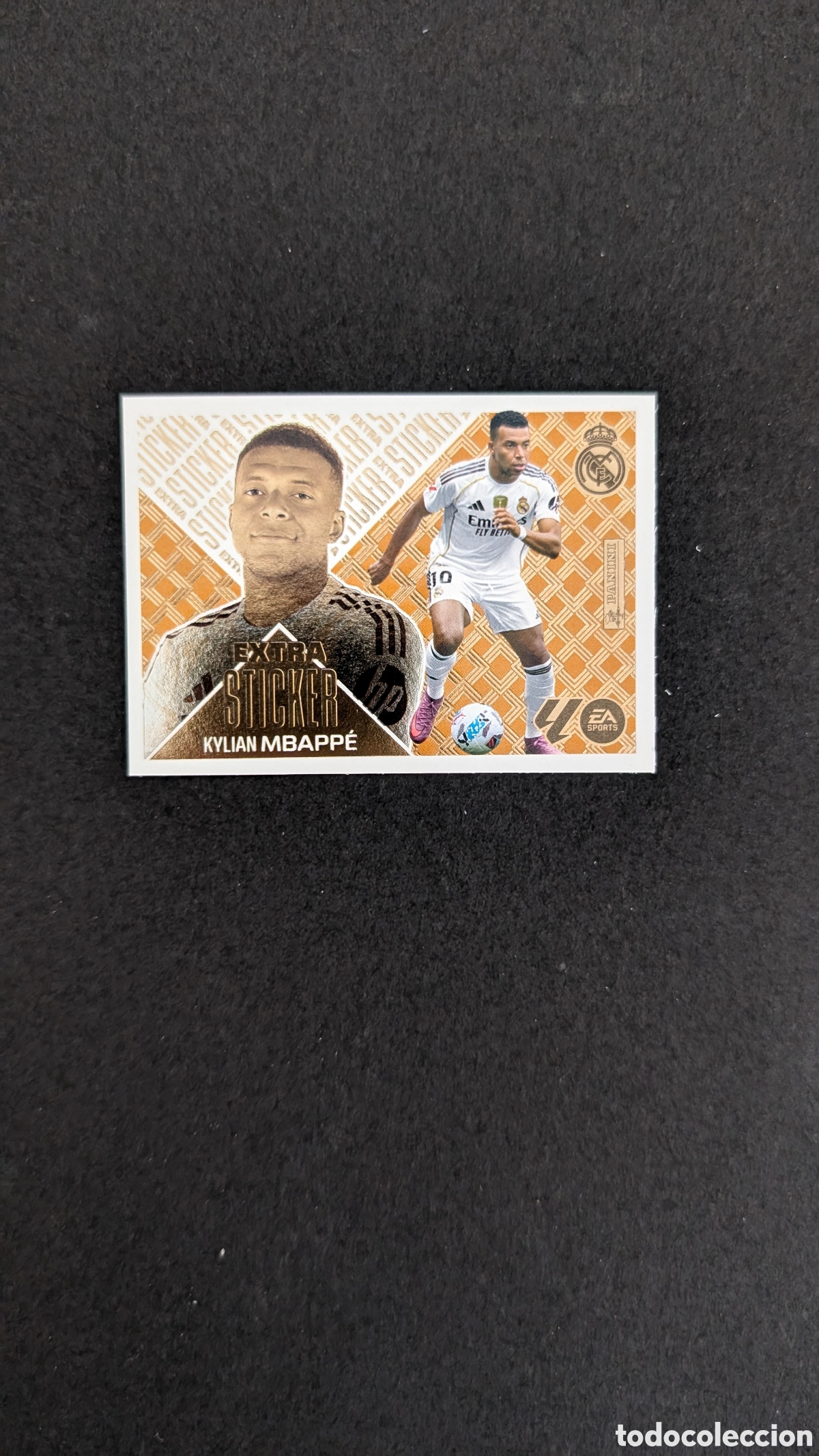 Cromos de f&uacute;tbol: MBAPPE REAL MADRID EXTRA STICKER BRONCE BRONZE LIGA ESTE 2026/27 26 27 NUNCA PEGADO