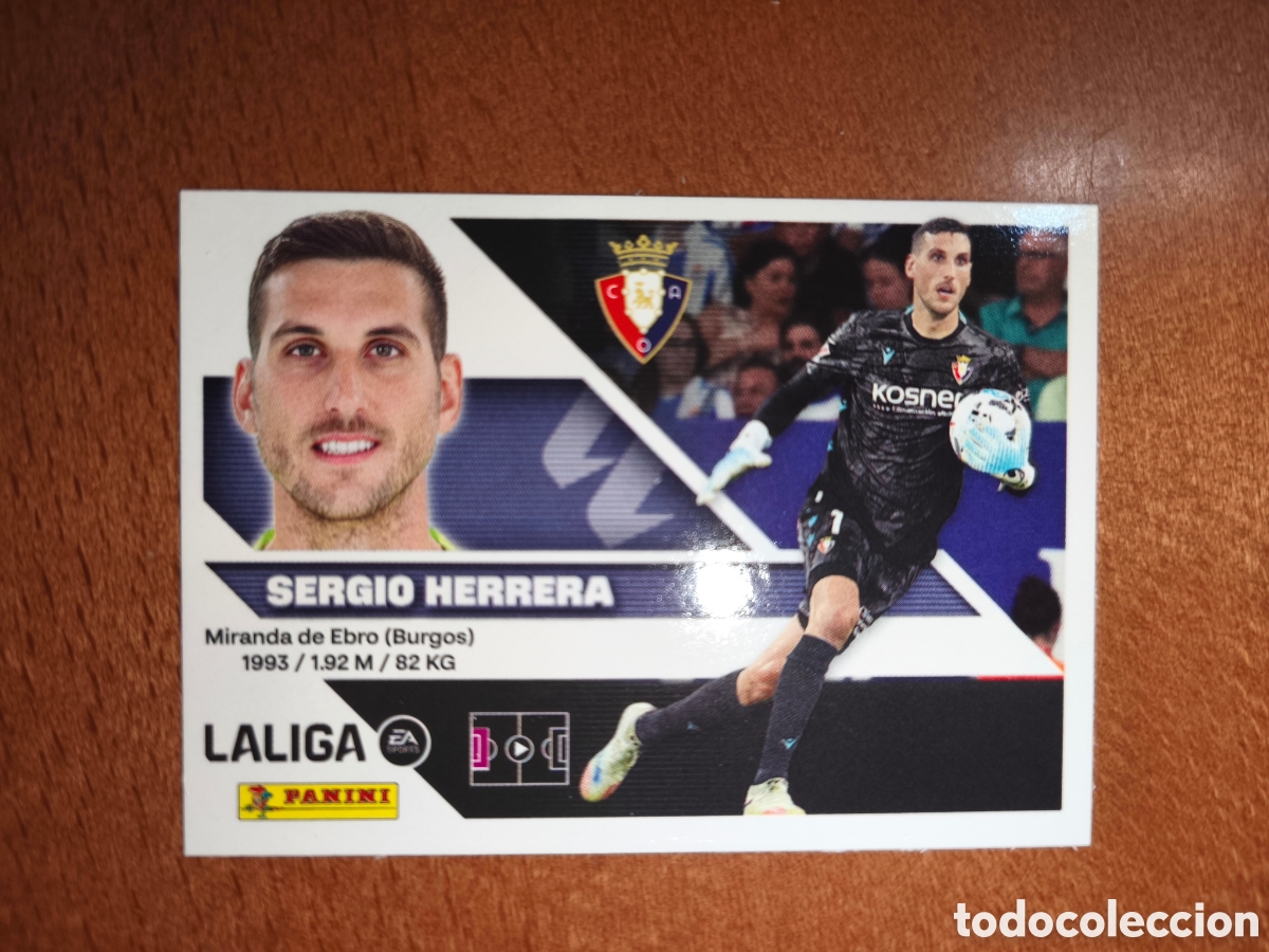 Cromos de f&uacute;tbol: Sergio Herrera n&deg;3 liga este 26/27 Osasuna