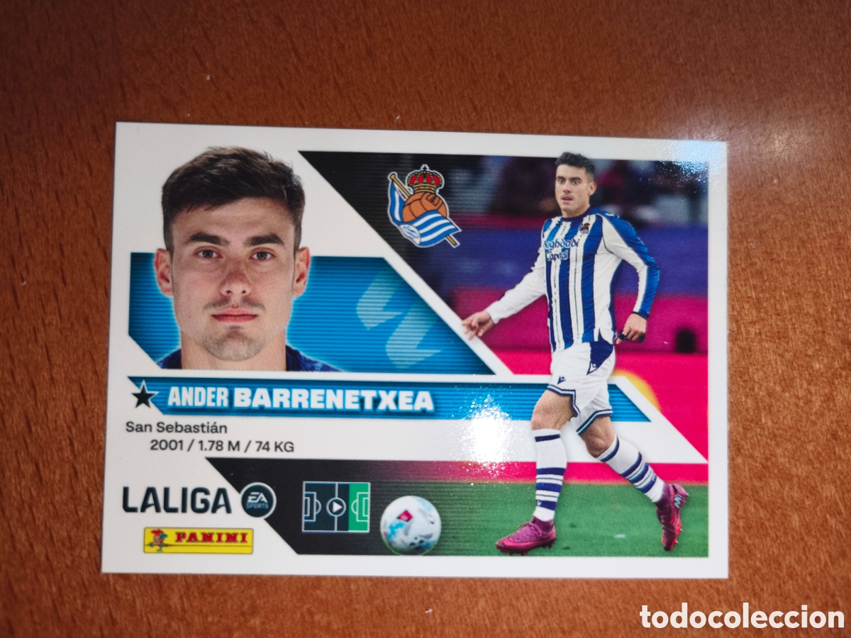 Football Stickers: Barrenetxea n&deg;16 liga este 26/27 Real Sociedad