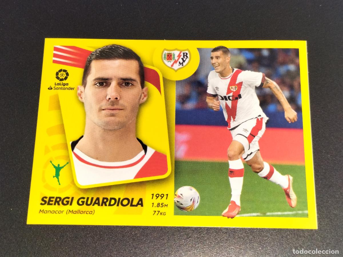 Cromos de Futebol: N&ordm; 20 BIS COLOCA SERGI GUARDIOLA RAYO VALLECANO LALIGA SANTANDER ESTE LIGA 2021 2022 21 22 PANINI