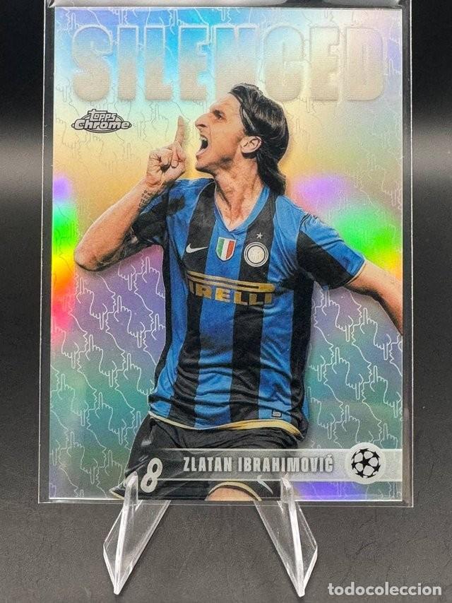 Cartes &agrave; collectionner de Football: Zlatan Ibrahimovic Topps Chrome Silenced SHH-3