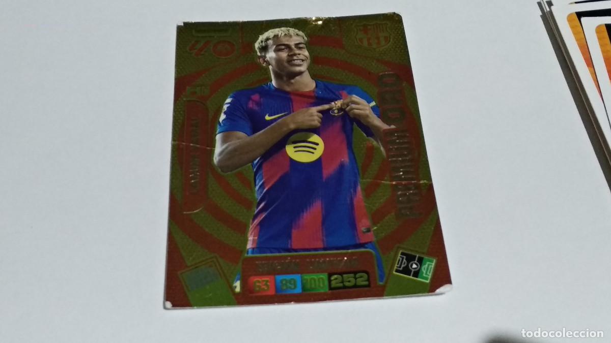 Cartes &agrave; collectionner de Football: Reservado ADRENALYN XL 2025/26. LAMINE YAMAL PREMIUM ORO. FC.BARCELONA 2025 2026