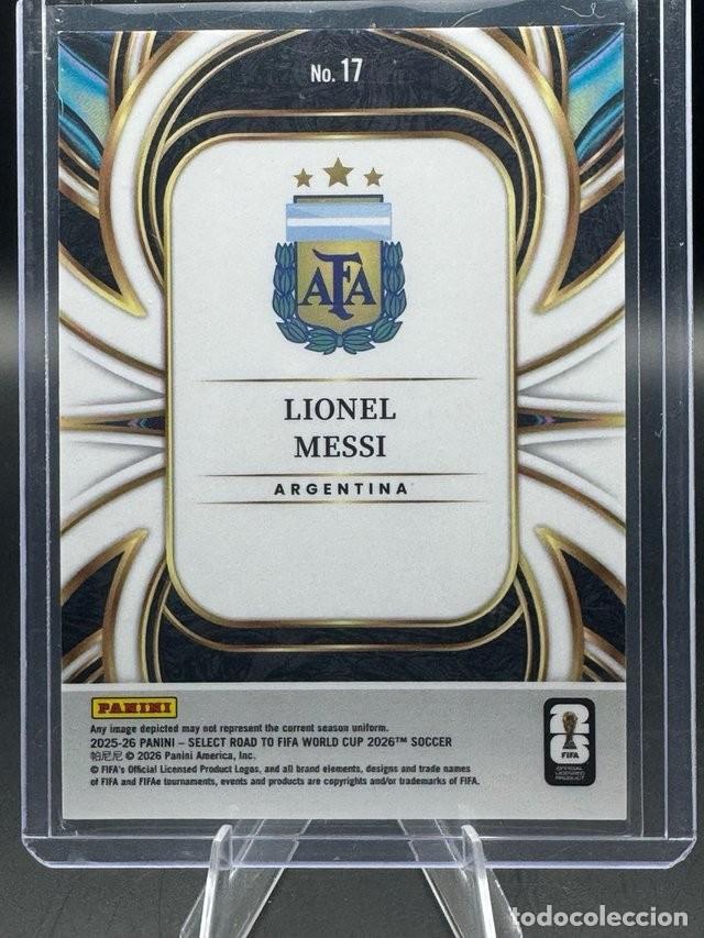 Cromos de f&uacute;tbol: Lionel Messi Equalizers Select 2026 - Foto 2