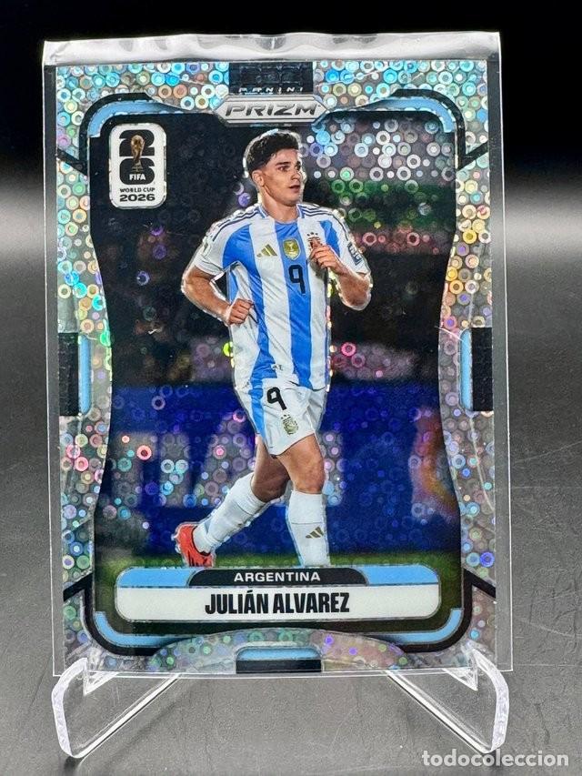 Cromos de f&uacute;tbol: Juli&aacute;n &Aacute;lvarez Argentina Panini Prizm 2026