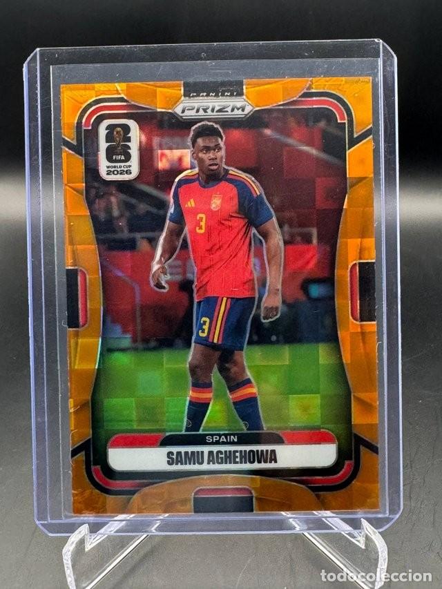 Cromos de f&uacute;tbol: Samu Aghehowa Prizm Orange Pandora /215