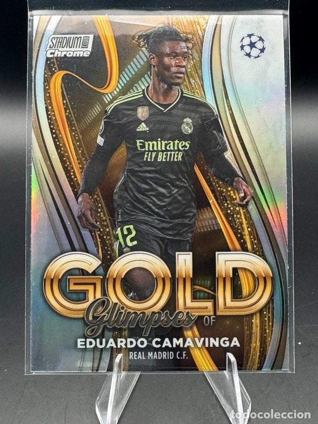Cromos de f&uacute;tbol: Eduardo Camavinga Glimpses of Gold #GG-EC