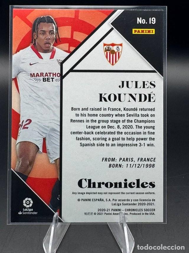 Cromos de f&uacute;tbol: Jules Kound&eacute; Panini Chronicles #19 - Foto 2