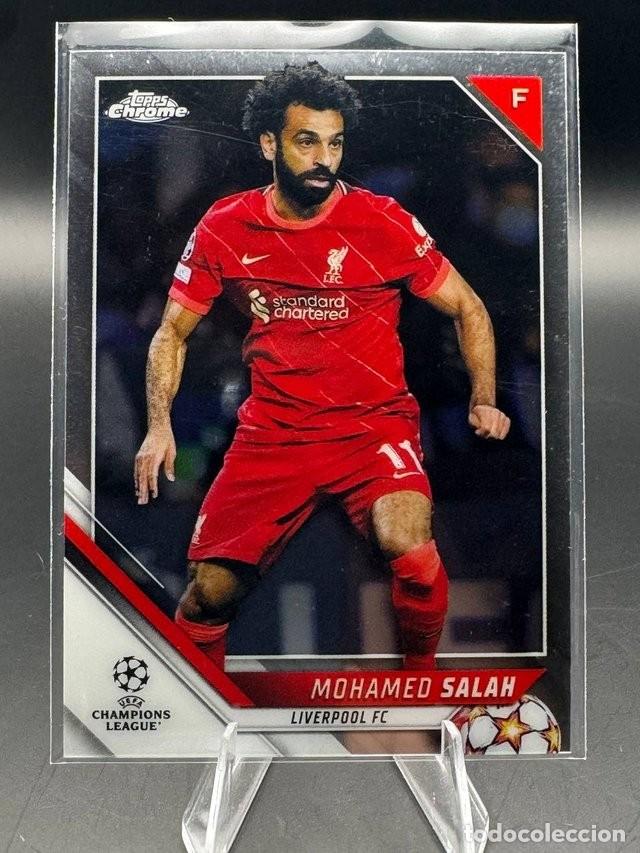 Cromos de f&uacute;tbol: Mohamed Salah Chrome UEFA 2021-22 #21