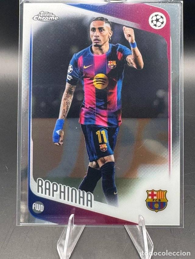 Cromos de f&uacute;tbol: Raphinha Chrome UEFA 2025-26 #97 - Foto 1