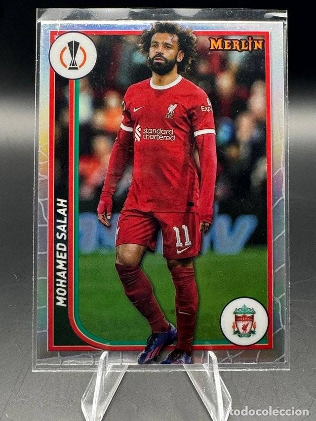 Cromos de f&uacute;tbol: Mohamed Salah Merlin Refractor 2023-24 #69