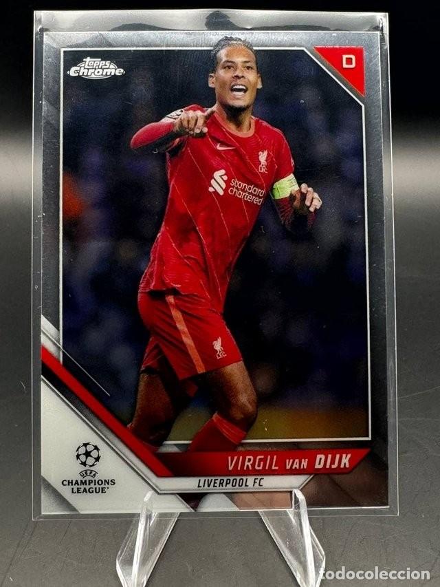 Cromos de f&uacute;tbol: Van Dijk Topps Chrome UEFA 2021-22 #47