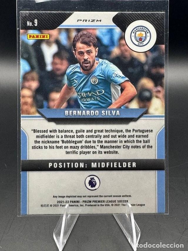 Cromos de f&uacute;tbol: Bernardo Silva Prizm 2021-22 Silver #9 - Foto 2