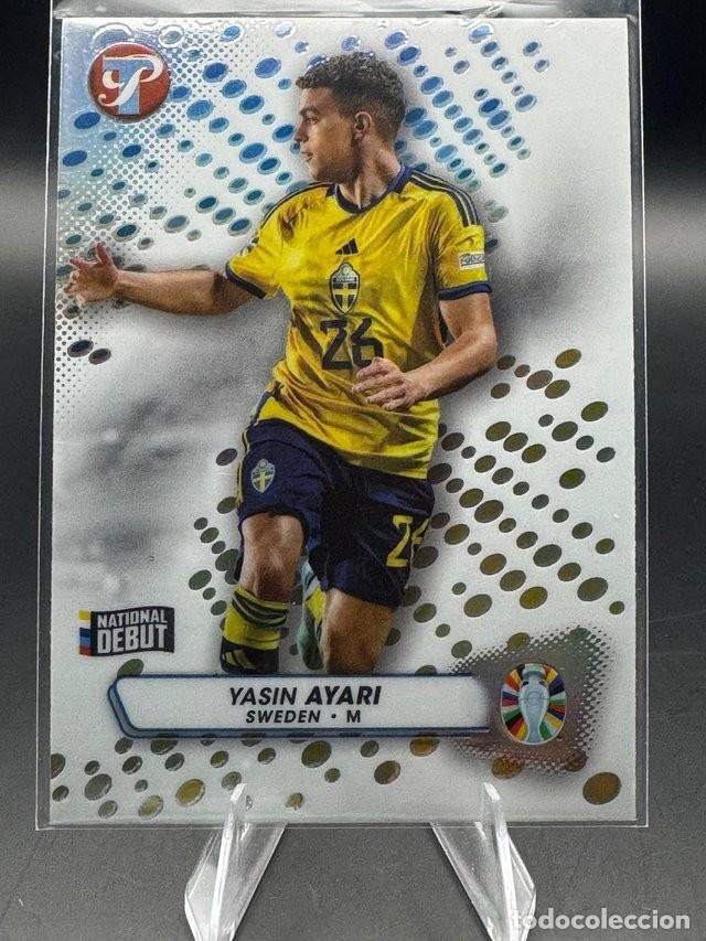 Cromos de f&uacute;tbol: Yasin Ayari Pristine Euro 2024 Refractor #177