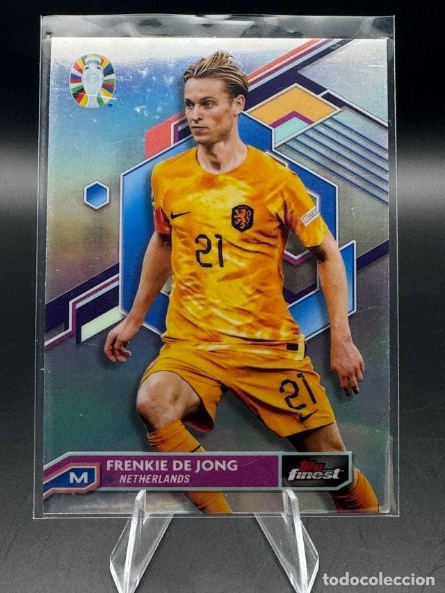 Cromos de f&uacute;tbol: Frenkie de Jong Finest Euro 2024 Refractor #51