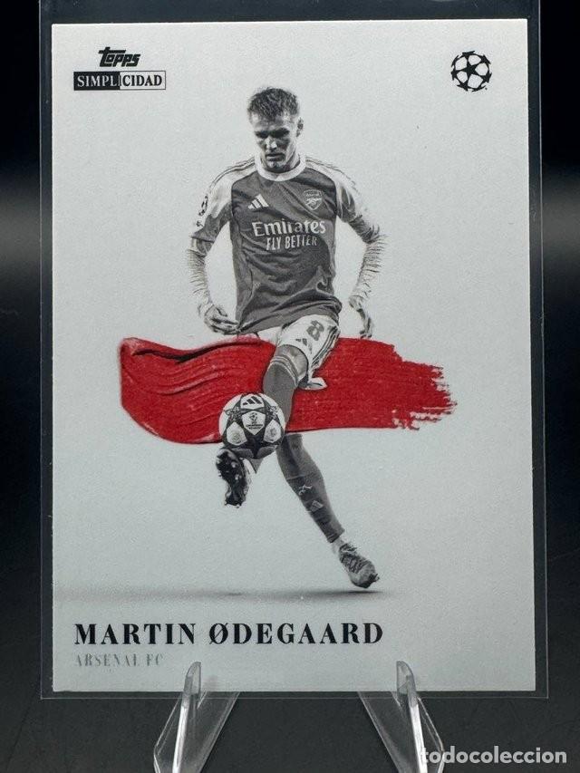 Cromos de f&uacute;tbol: Martin Odegaard Simplicidad Artista