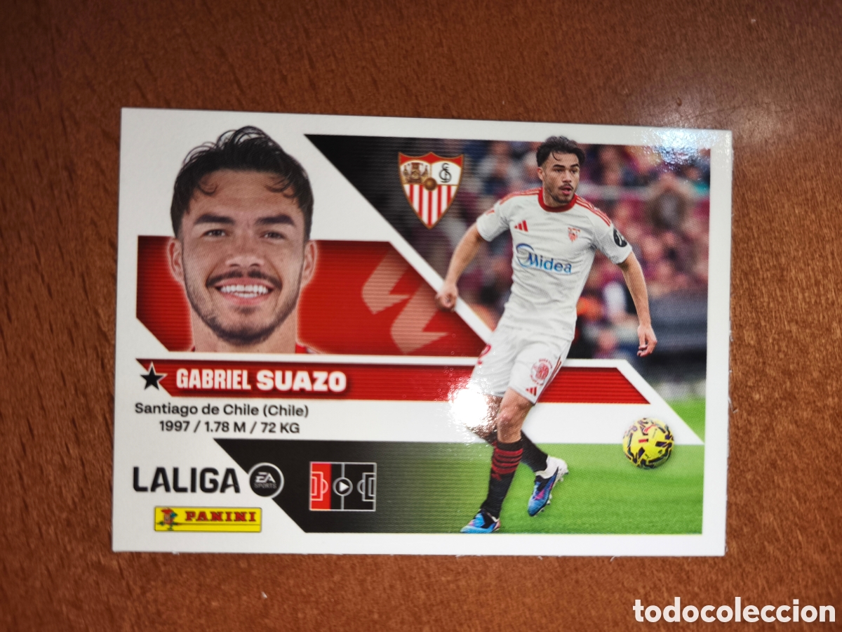 Cartes &agrave; collectionner de Football: Suazo n&deg;10 liga este 26/27 Sevilla