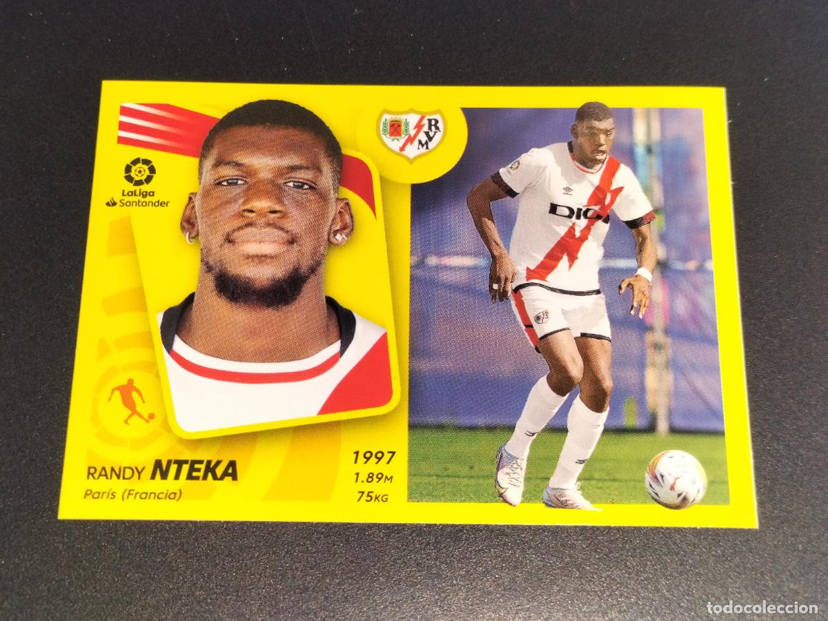 Cromos de f&uacute;tbol: FICHAJE 25 NTEKA RAYO VALLECANO CROMOS LALIGA SANTANDER ESTE LIGA 2021 2022 21 22 PANINI