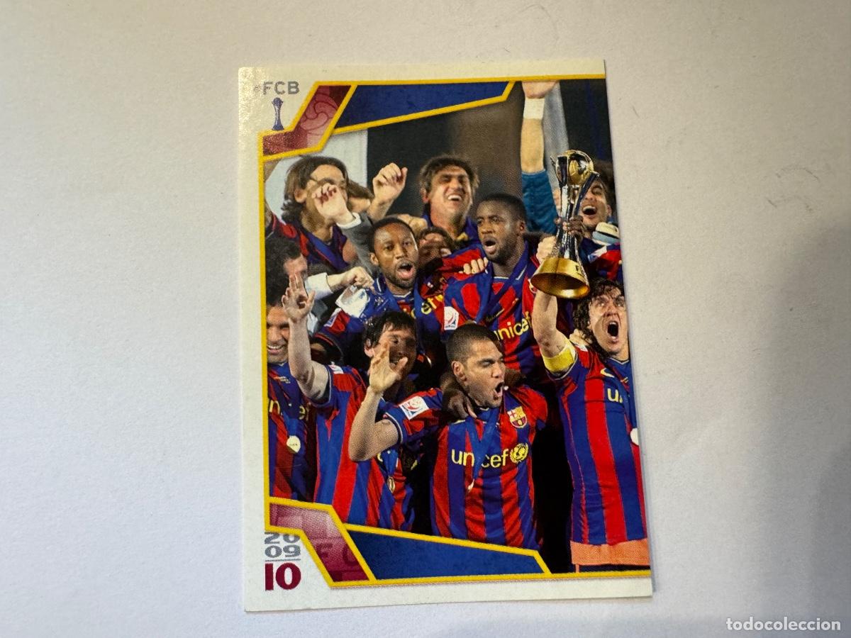 Cromos de f&uacute;tbol: MESSI Y EQUIPO F.C. BARCELONA CROMO DE FUTBOL NUNCA PEGADO PANINI / COMPRA M&Iacute;NIMA 5&euro;
