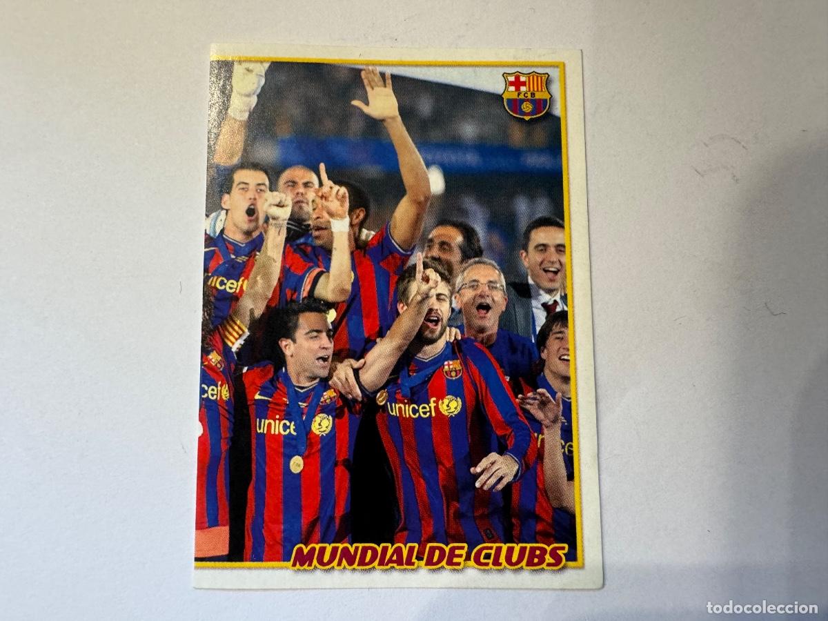 Cromos de f&uacute;tbol: MESSI Y EQUIPO F.C. BARCELONA CROMO DE FUTBOL NUNCA PEGADO PANINI / COMPRA M&Iacute;NIMA 5&euro;